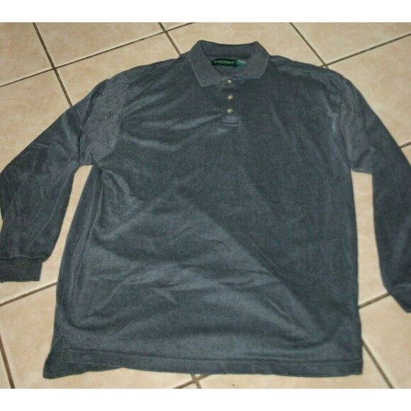 Harve Benard shirt mens 2XL Holtzman long sleeve button up collar dress gray - Picture 3 of 8